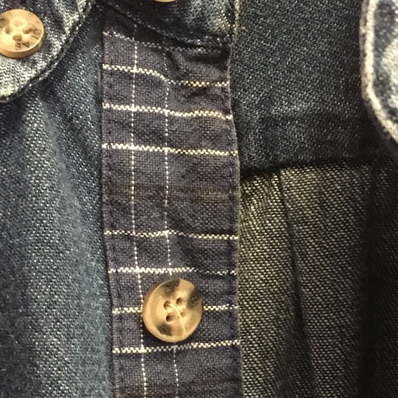 Bugle Boy Denim Button Down Shirt kids XL - Picture 6 of 8